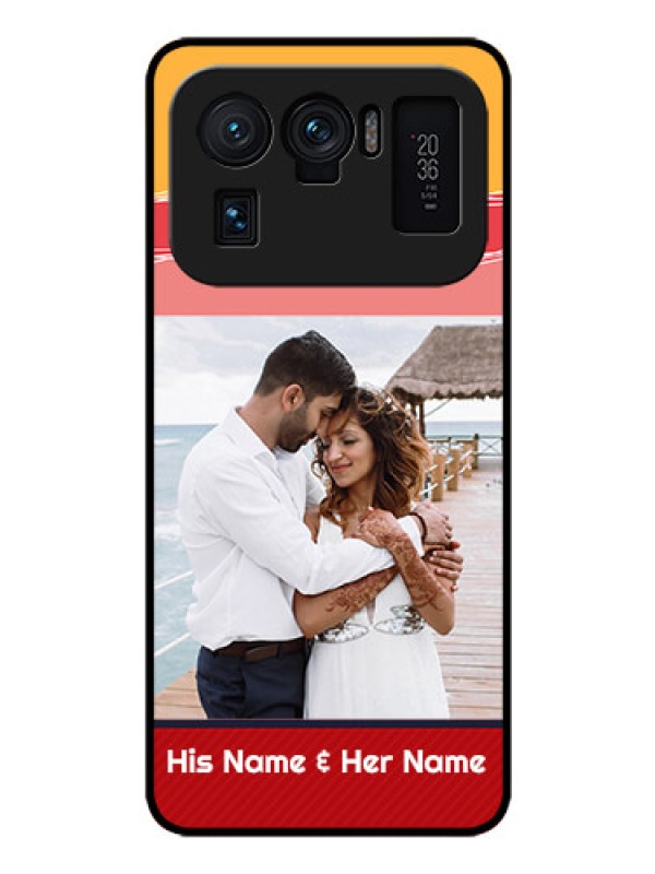 Custom Mi 11 Ultra 5G Custom Glass Mobile Case - Colorful Case Design