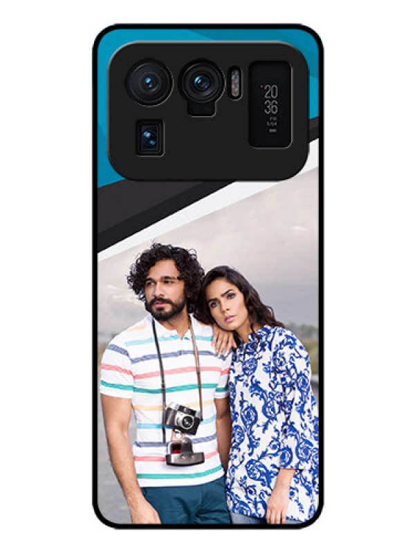 Custom Mi 11 Ultra 5G Photo Printing on Glass Case - Simple Pattern Photo Upload Design