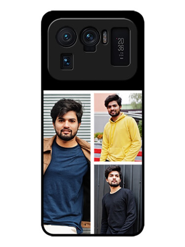 Custom Mi 11 Ultra 5G Photo Printing on Glass Case - Upload Multiple Picture Design