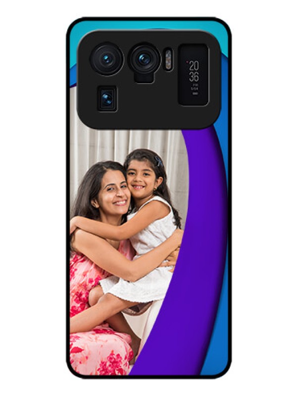 Custom Mi 11 Ultra 5G Photo Printing on Glass Case - Simple Pattern Design