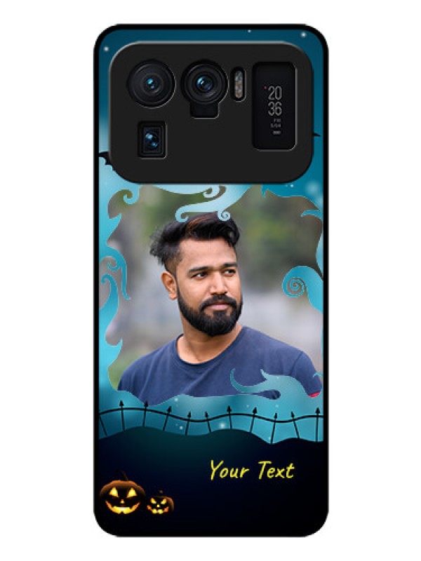 Custom Mi 11 Ultra 5G Custom Glass Phone Case - Halloween frame design