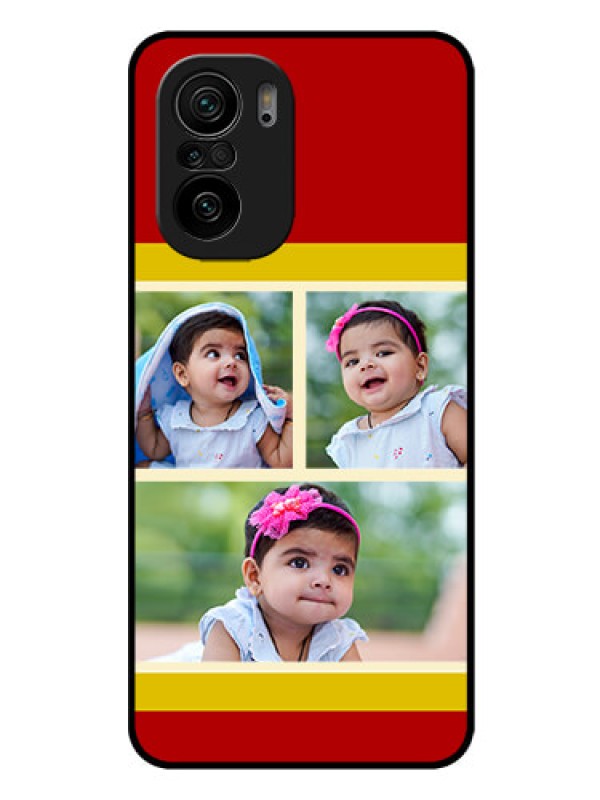 Custom Mi 11x 5G Custom Glass Mobile Case - Multiple Pic Upload Design