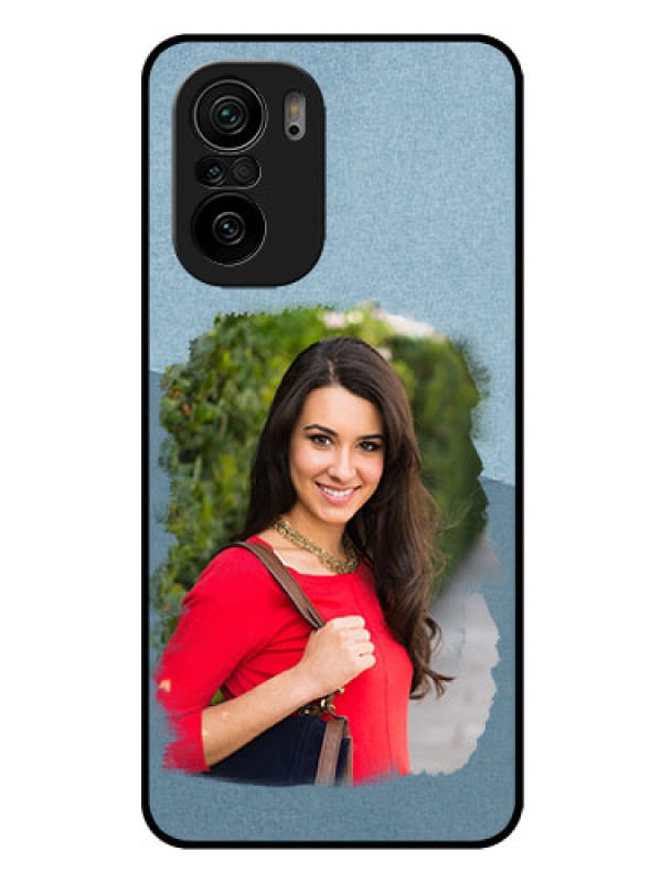 Custom Mi 11x 5G Custom Glass Mobile Case - Grunge Line Art Design