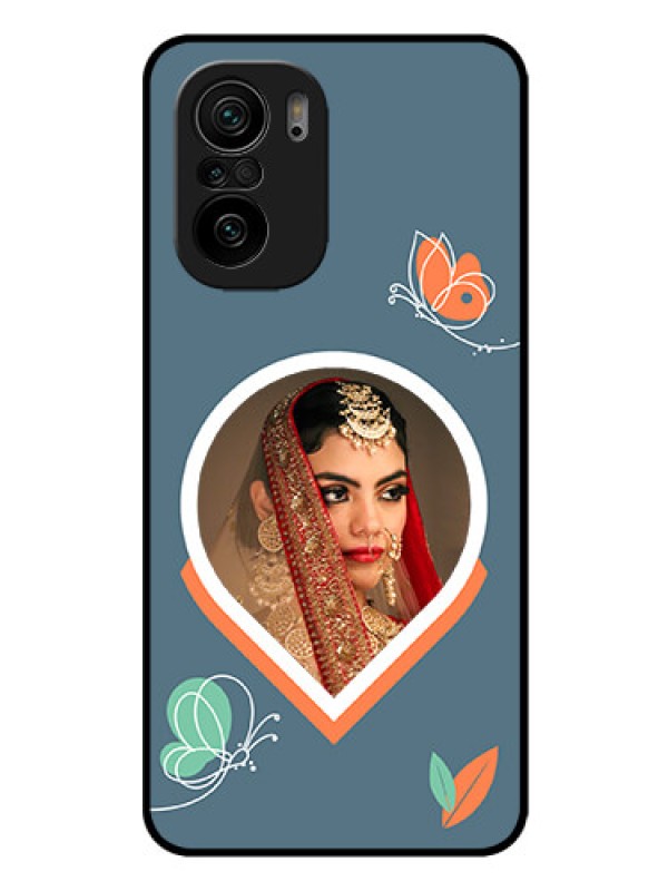 Custom Xiaomi Mi 11X 5G Custom Glass Mobile Case - Droplet Butterflies Design