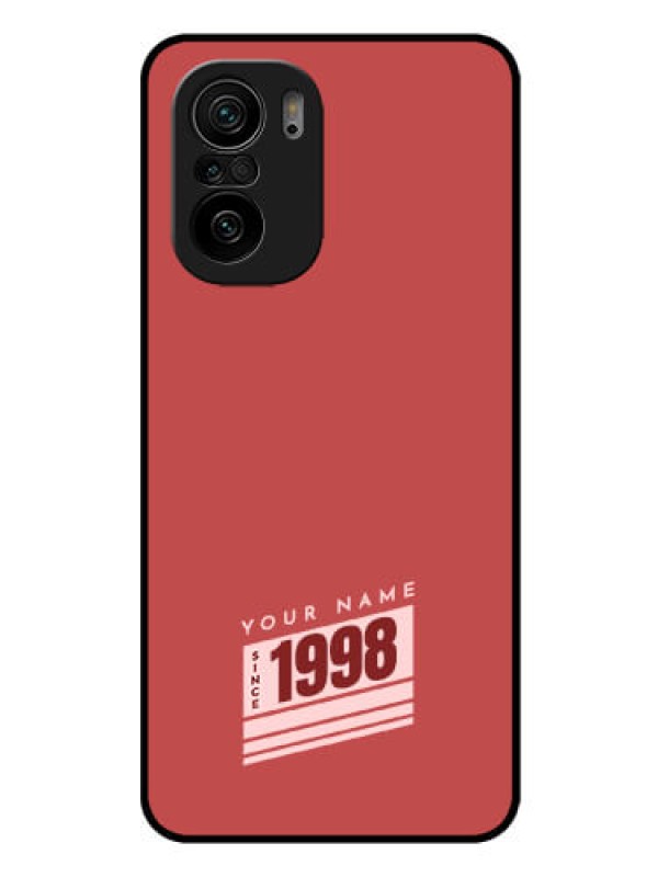 Custom Xiaomi Mi 11X 5G Custom Glass Phone Case - Red custom year of birth Design