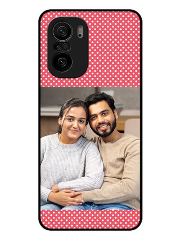 Custom Mi 11x Pro 5G Custom Glass Phone Case - White Dotted Design