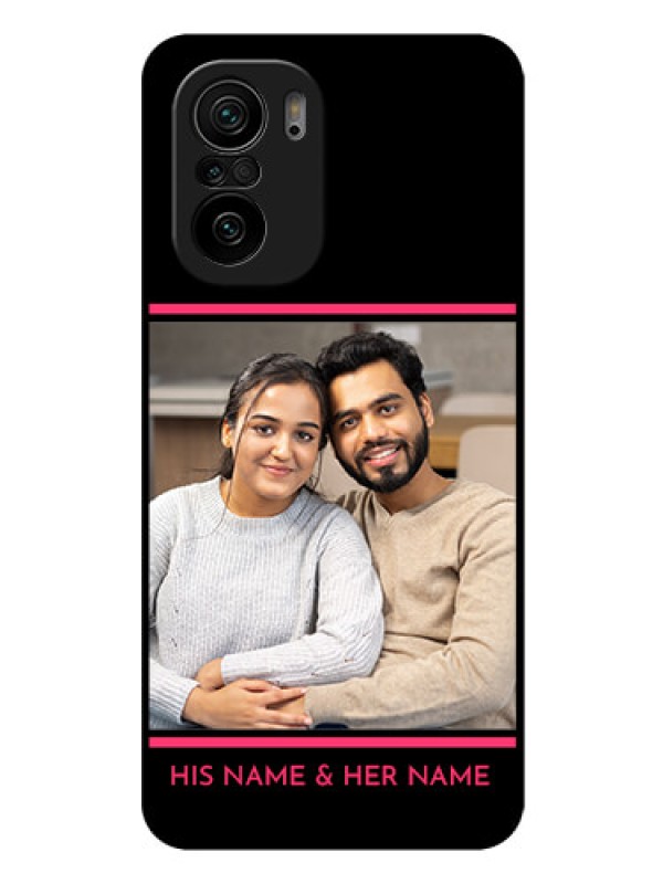 Custom Mi 11x Pro 5G Custom Glass Mobile Case - with Add Text Design