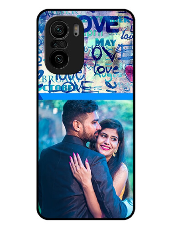 Custom Mi 11x Pro 5G Custom Glass Mobile Case - Colorful Love Design