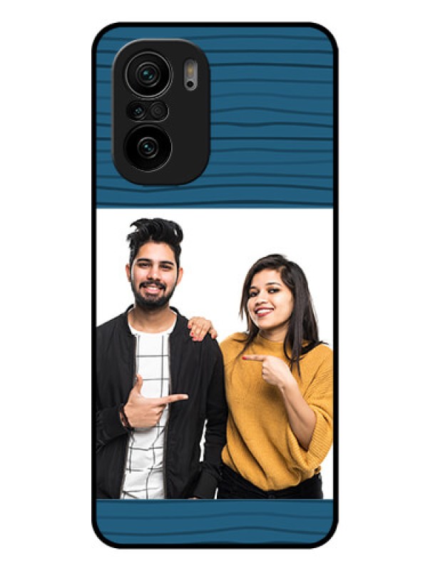 Custom Mi 11x Pro 5G Custom Glass Phone Case - Blue Pattern Cover Design