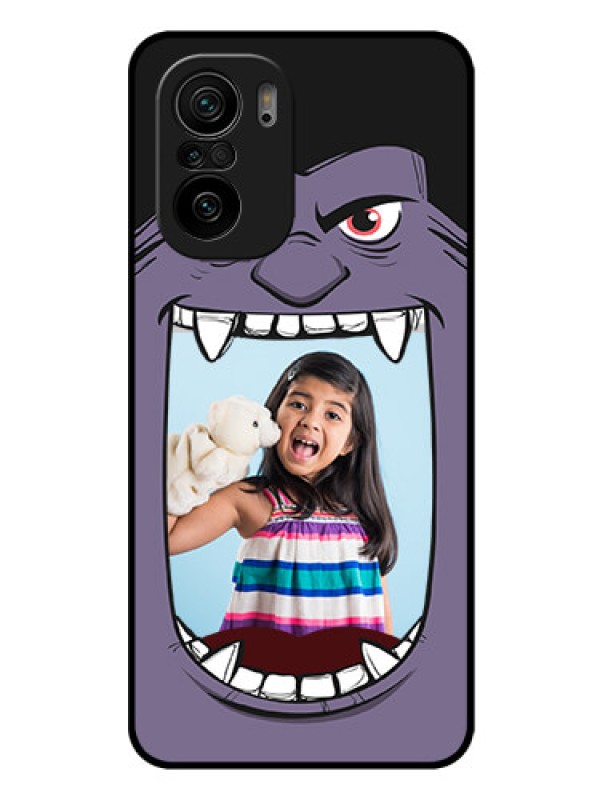 Custom Mi 11x Pro 5G Custom Glass Phone Case - Angry Monster Design