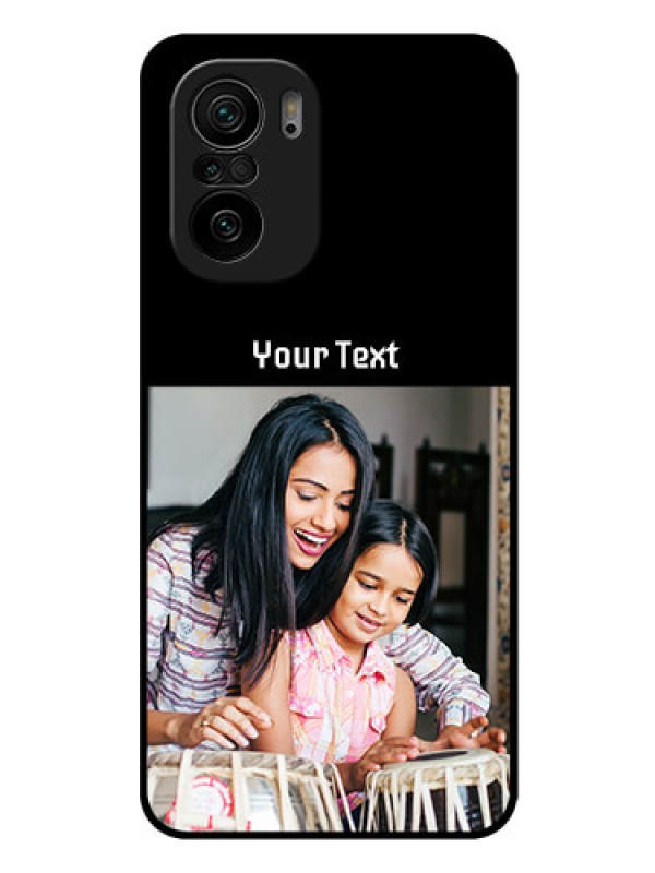 Custom Mi 11x Pro 5G Photo with Name on Glass Phone Case