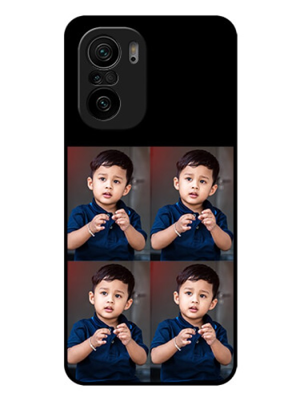 Custom Mi 11x Pro 5G 4 Image Holder on Glass Mobile Cover