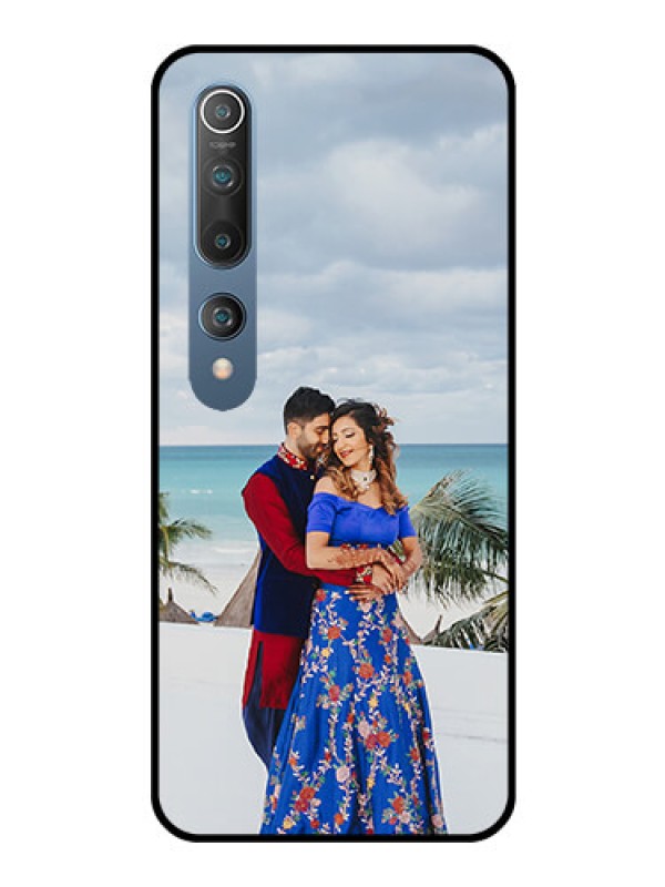 Custom Mi 10 Photo Printing on Glass Case  - Upload Full Picture Design