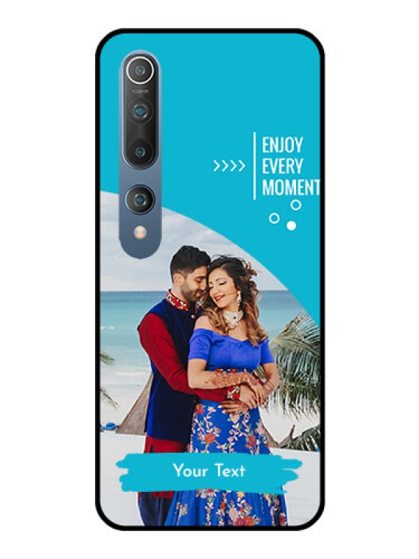 Custom Mi 10 Custom Glass Mobile Case  - Happy Moment Design