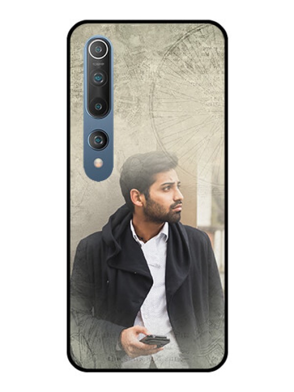 Custom Mi 10 Custom Glass Phone Case  - with vintage design
