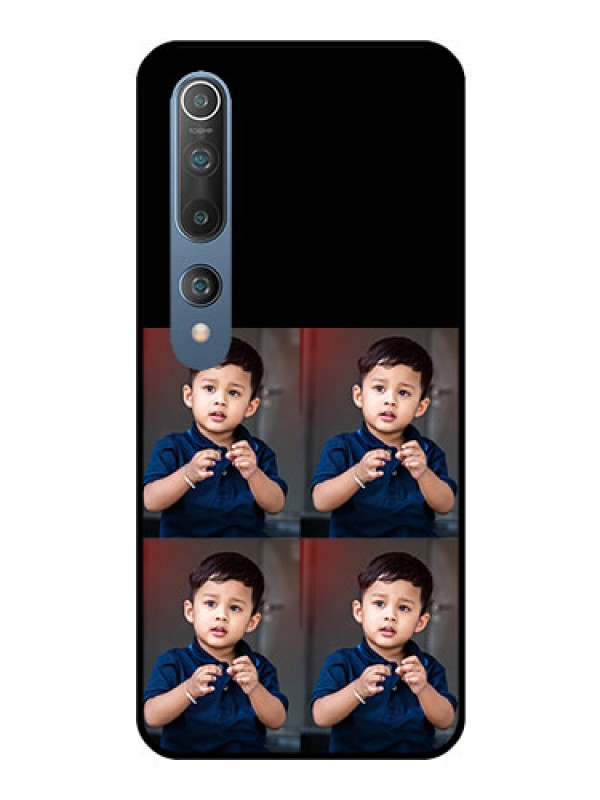 Custom Mi 10 4 Image Holder on Glass Mobile Cover