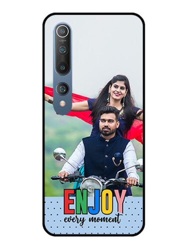 Custom Xiaomi Redmi 10 5G Photo Printing on Glass Case - Enjoy Every Moment Design