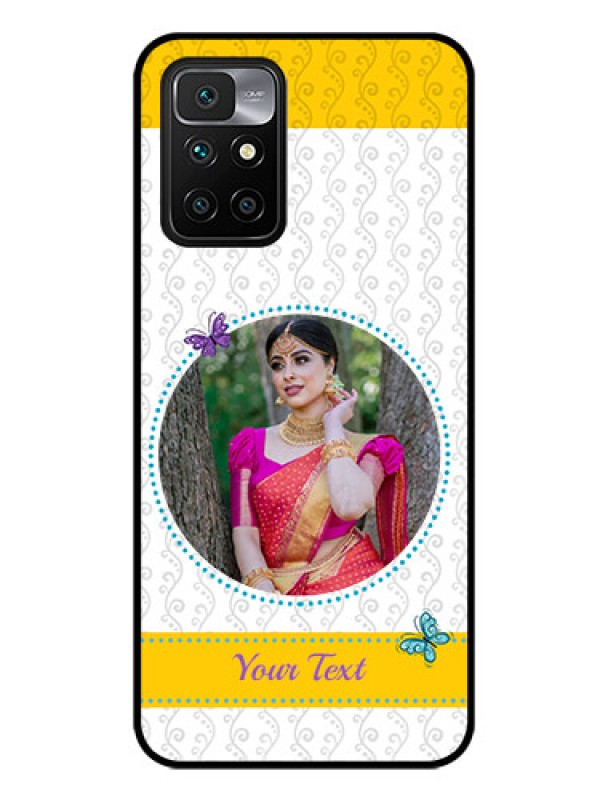 Custom Redmi 10 Prime 2022 Custom Glass Mobile Case - Girls Premium Case Design