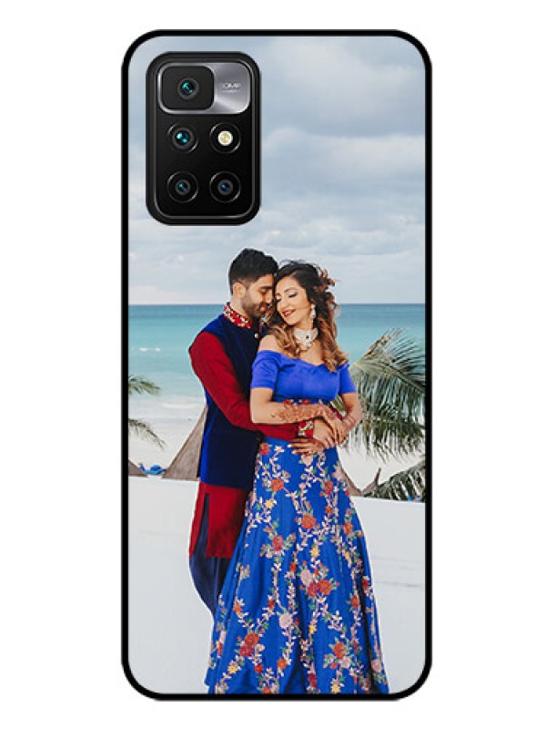 Custom Redmi 10 Prime 2022 Photo Printing on Glass Case - Upload Full Picture Design