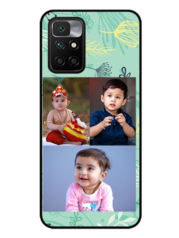 Custom Redmi 10 Prime Photo Printing on Glass Case - Forever Family Design