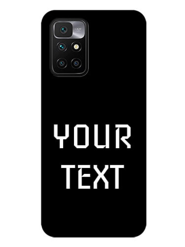 Custom Redmi 10 Prime Your Name on Glass Phone Case