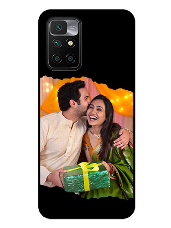 Custom Xiaomi Redmi 10 Prime Custom Glass Phone Case - Tear-off Design