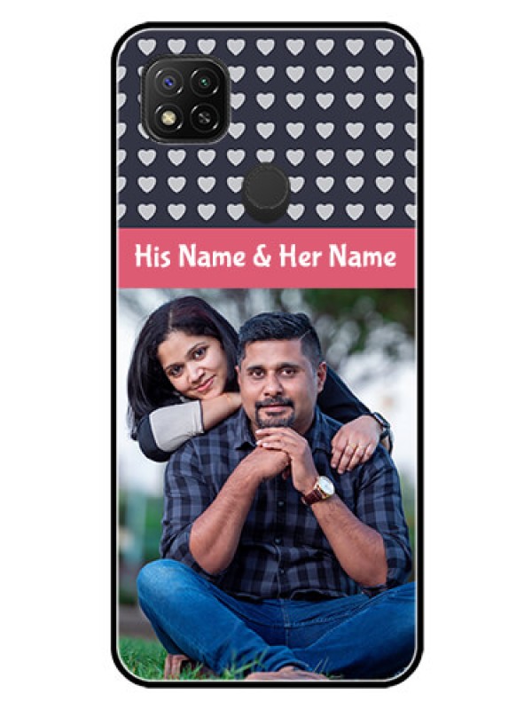 Custom Xiaomi Redmi 10A Sport Custom Glass Mobile Case - Love Symbols Design