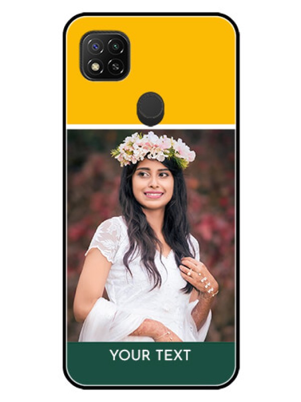 Custom Xiaomi Redmi 10A Sport Photo Printing on Glass Case - Love You Design
