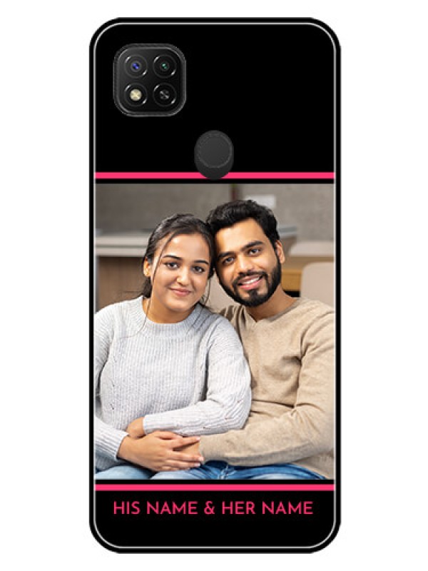 Custom Xiaomi Redmi 10A Sport Custom Glass Mobile Case - with Add Text Design