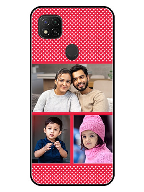Custom Xiaomi Redmi 10A Sport Personalized Glass Phone Case - Bulk Pic Upload Design