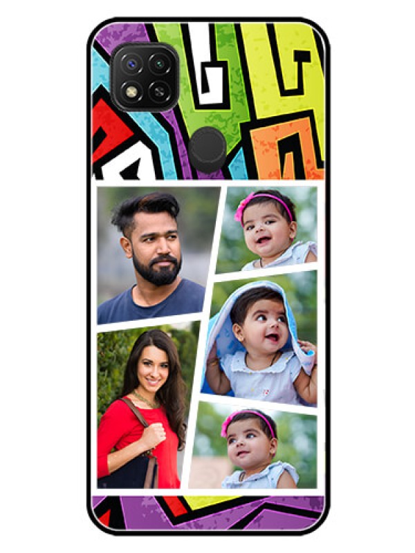 Custom Xiaomi Redmi 10A Sport Custom Glass Phone Case - Graffiti pattern Design
