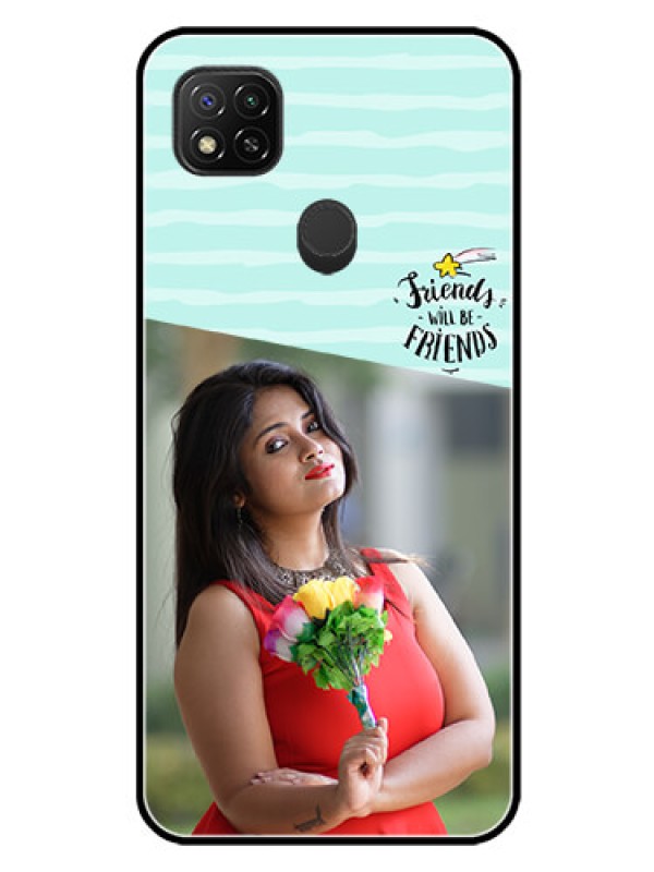 Custom Xiaomi Redmi 10A Sport Custom Glass Phone Case - Friends Picture Icon Design