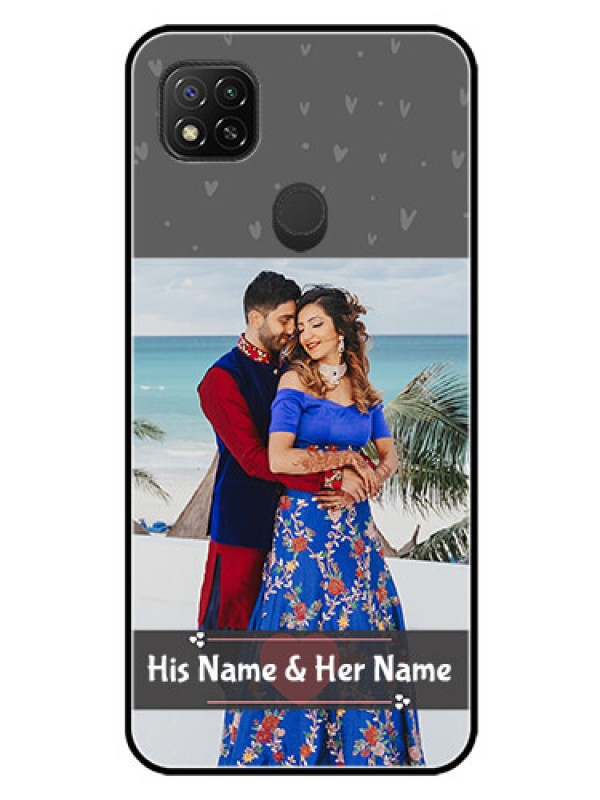 Custom Xiaomi Redmi 10A Sport Custom Glass Mobile Case - Buy Love Design with Photo Online