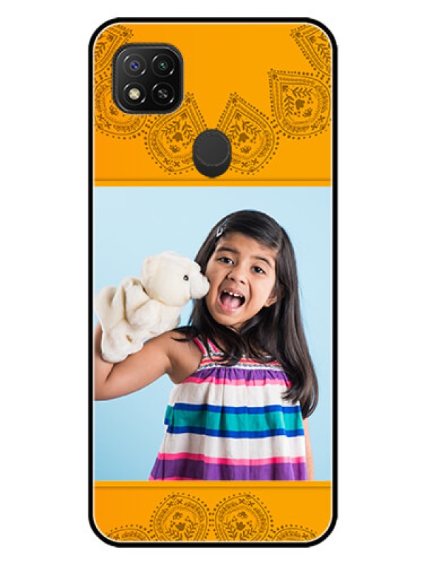 Custom Xiaomi Redmi 10A Sport Personalized Glass Phone Case - Photo Wedding Design