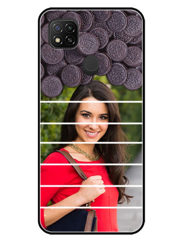 Custom Xiaomi Redmi 10A Sport Custom Glass Phone Case - with Oreo Biscuit Design
