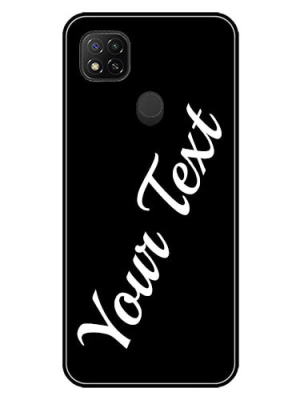 Custom Xiaomi Redmi 10A Sport Custom Glass Mobile Cover with Your Name