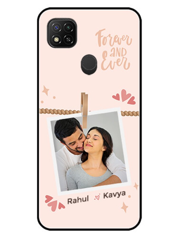 Custom Xiaomi Redmi 10A Sport Custom Glass Phone Case - Forever and ever love Design