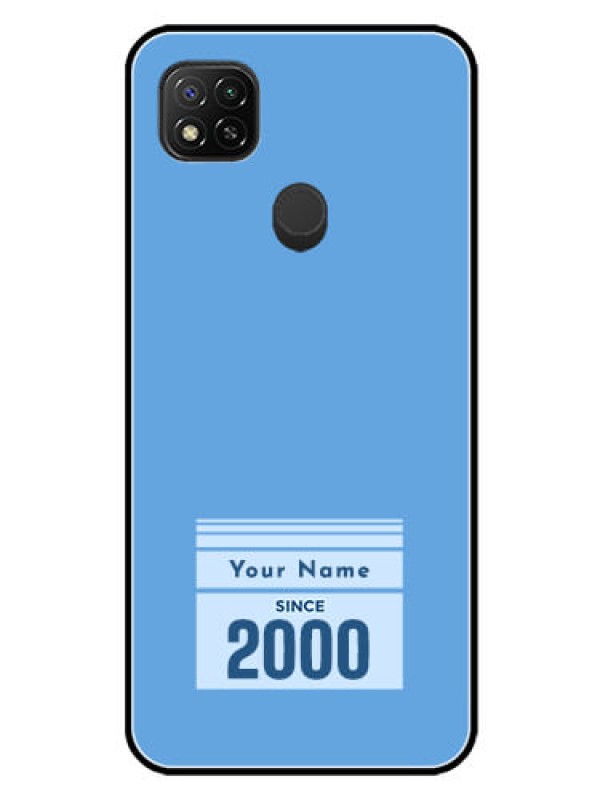 Custom Xiaomi Redmi 10A Sport Custom Glass Mobile Case - Custom Year of birth Design