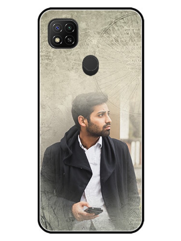 Custom Xiaomi Redmi 10A Custom Glass Phone Case - with vintage design