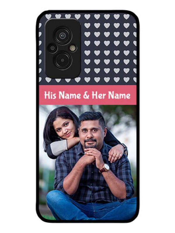 Custom Xiaomi Redmi 11 Prime 4G Custom Glass Mobile Case - Love Symbols Design
