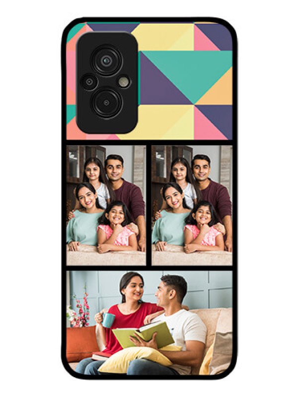 Custom Xiaomi Redmi 11 Prime 4G Custom Glass Phone Case - Bulk Pic Upload Design