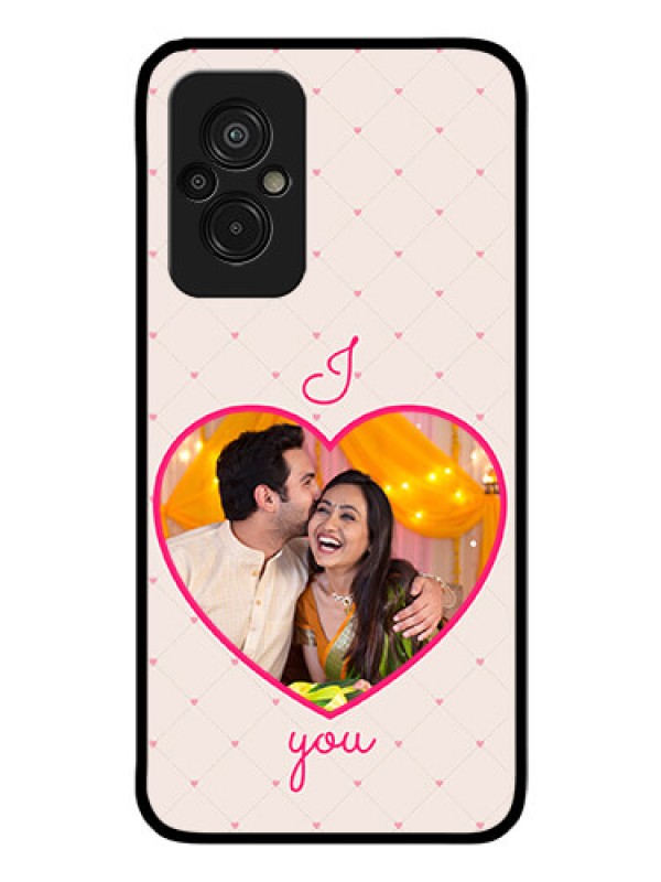 Custom Xiaomi Redmi 11 Prime 4G Custom Glass Mobile Case - Heart Shape Design