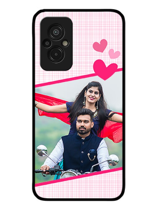 Custom Xiaomi Redmi 11 Prime 4G Custom Glass Phone Case - Love Shape Heart Design