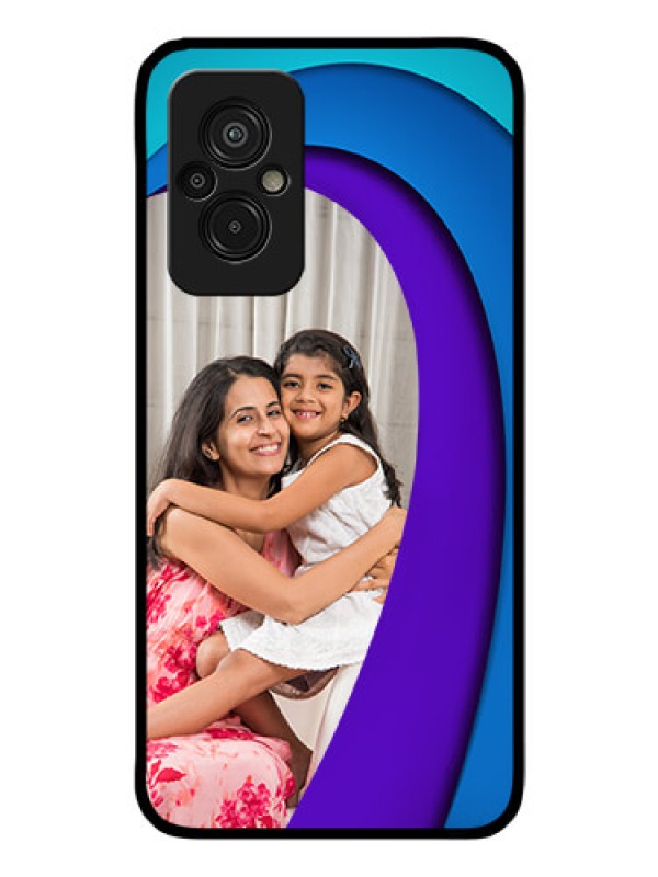 Custom Xiaomi Redmi 11 Prime 4G Photo Printing on Glass Case - Simple Pattern Design
