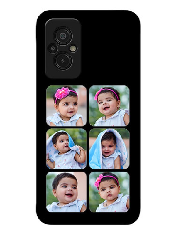 Custom Xiaomi Redmi 11 Prime 4G Photo Printing on Glass Case - Multiple Pictures Design