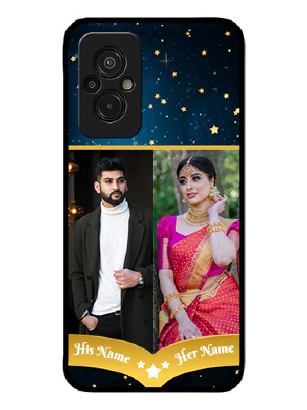 Custom Xiaomi Redmi 11 Prime 4G Custom Glass Phone Case - Galaxy Stars Backdrop Design