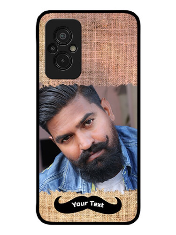 Custom Xiaomi Redmi 11 Prime 4G Personalized Glass Phone Case - with Texture Design