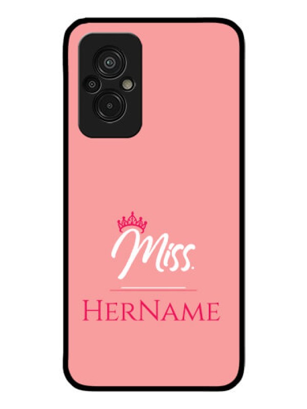 Custom Xiaomi Redmi 11 Prime 4G Custom Glass Phone Case Mrs with Name