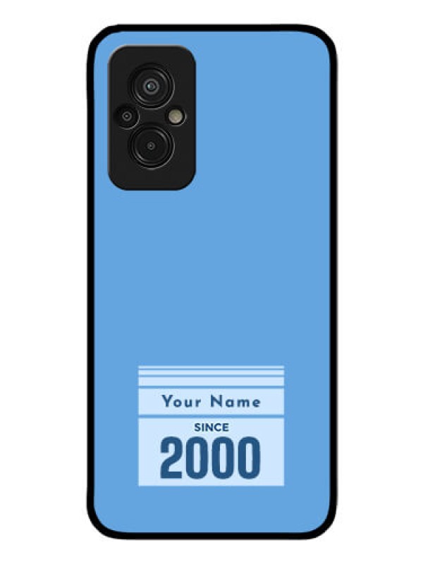 Custom Xiaomi Redmi 11 Prime 4G Custom Glass Mobile Case - Custom Year of birth Design