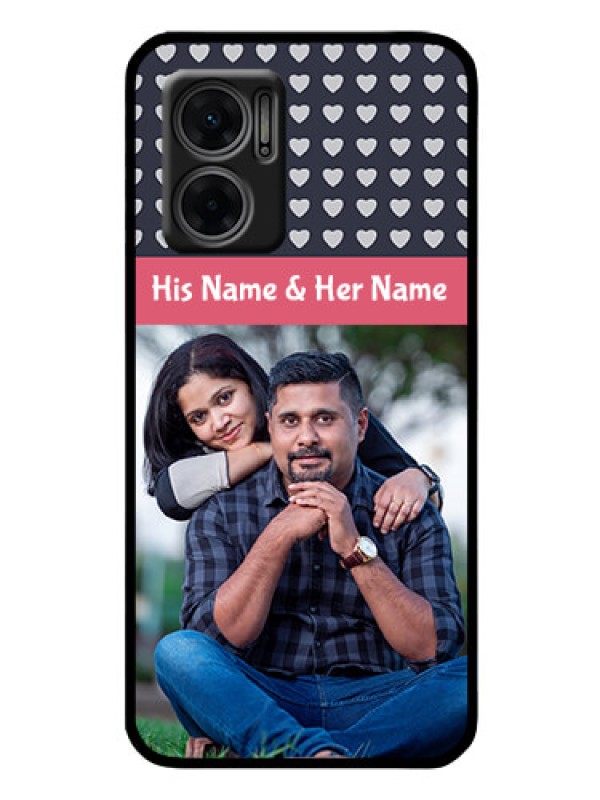 Custom Xiaomi Redmi 11 Prime 5G Custom Glass Mobile Case - Love Symbols Design